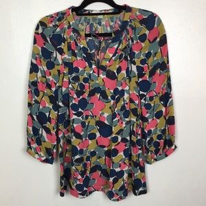 Boden Abstract Blouse
